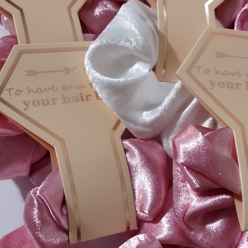Bridal Scrunchie Set 7 New - Picture 6 of 6